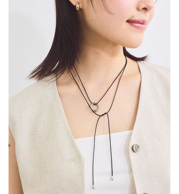 VIS「ニュアンスリングマルチコードネックレス」|ネックレス|