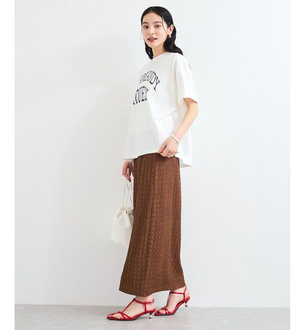 VIS「ピグメント加工プリントビッグTシャツ」|Tシャツ・カットソー|