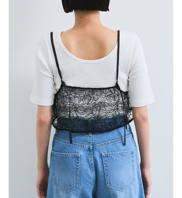 VIS「コードレース柄アソートビスチェ」|キャミソール|