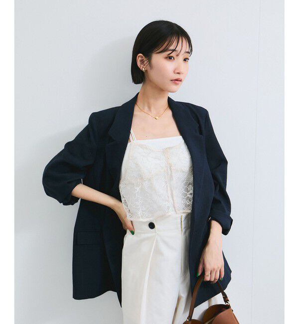 VIS「コードレース柄アソートビスチェ」|キャミソール|