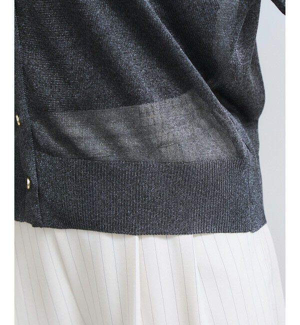 VIS「【WEB限定】ラメシアーカーディガン」|カーディガン|