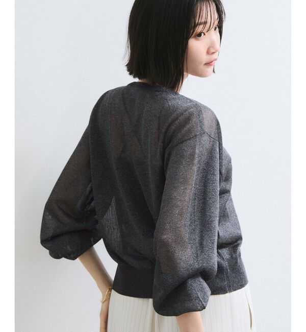 VIS「【WEB限定】ラメシアーカーディガン」|カーディガン|