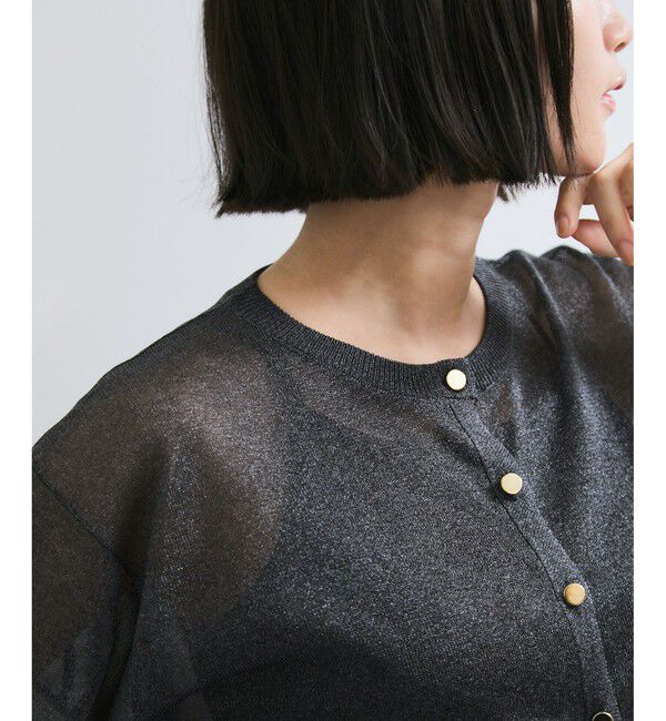 VIS「【WEB限定】ラメシアーカーディガン」|カーディガン|