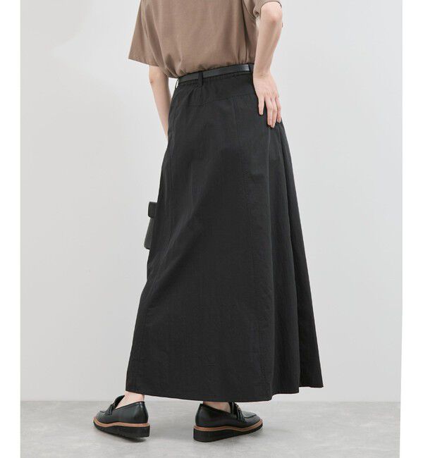 VIS「ウエスト切替デザインフレアスカート」|スカート|