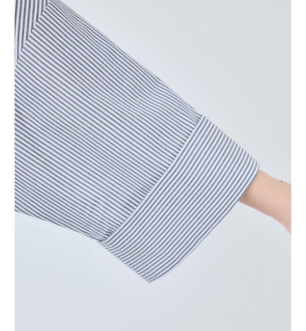 VIS「【WEB限定】スキッパーワイドスリーブシャツ/通勤対応」|シャツ・ブラウス|