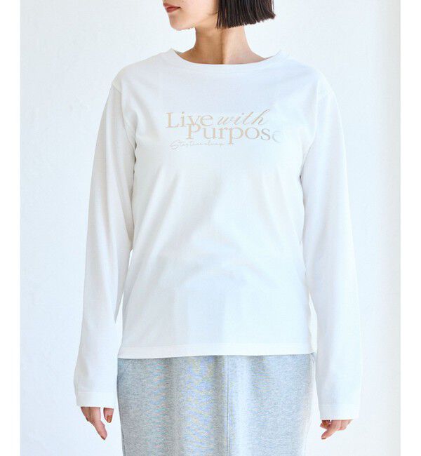 VIS「フォト＆ロゴアソートロングスリーブTシャツ」|Tシャツ・カットソー|