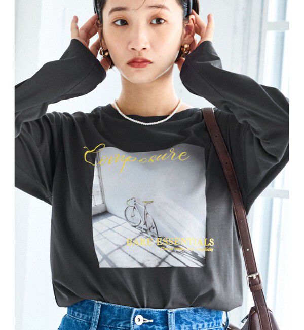 VIS「フォト＆ロゴアソートロングスリーブTシャツ」|Tシャツ・カットソー|