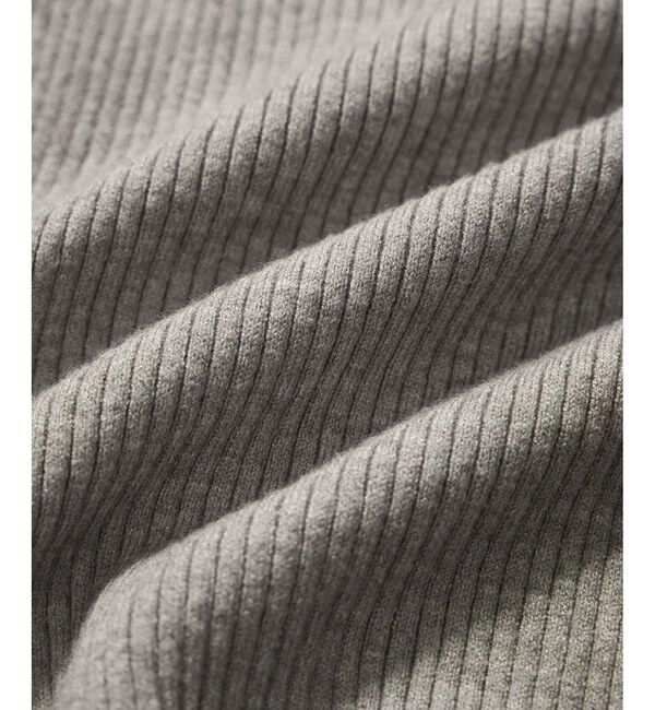 VIS「スリーブ釦アクセントリブニット/静電気防止」|ニット・セーター|