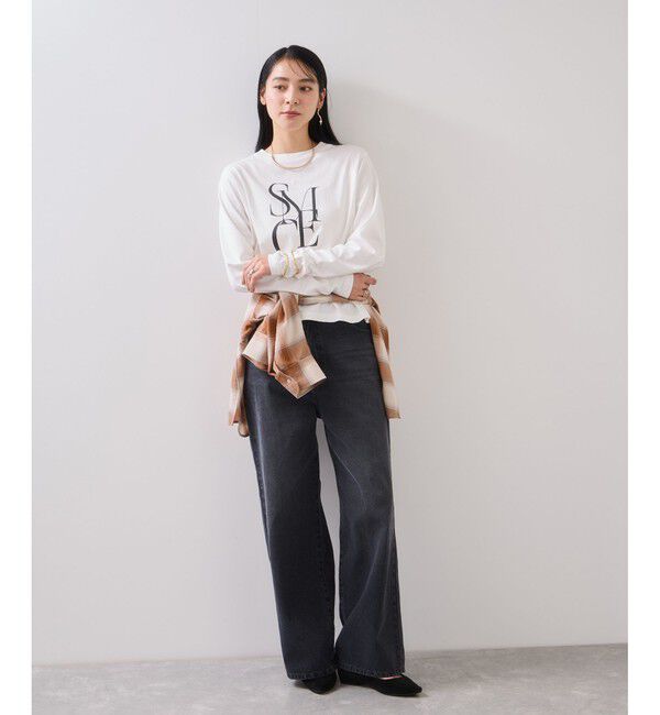 VIS「フォト＆ロゴアソートロングスリーブTシャツ」|Tシャツ・カットソー|