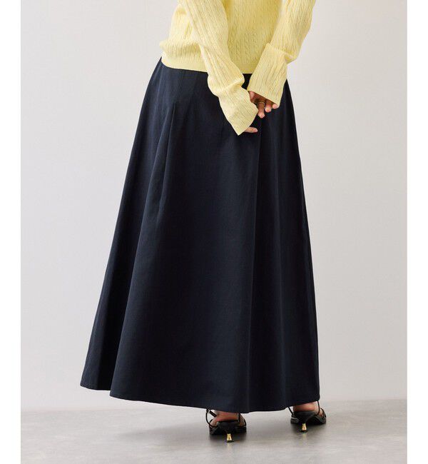 VIS「【POLO BCS】VIS別注タックフレアスカート」|スカート|