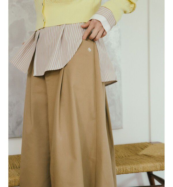 VIS「【POLO BCS】VIS別注タックフレアスカート」|スカート|