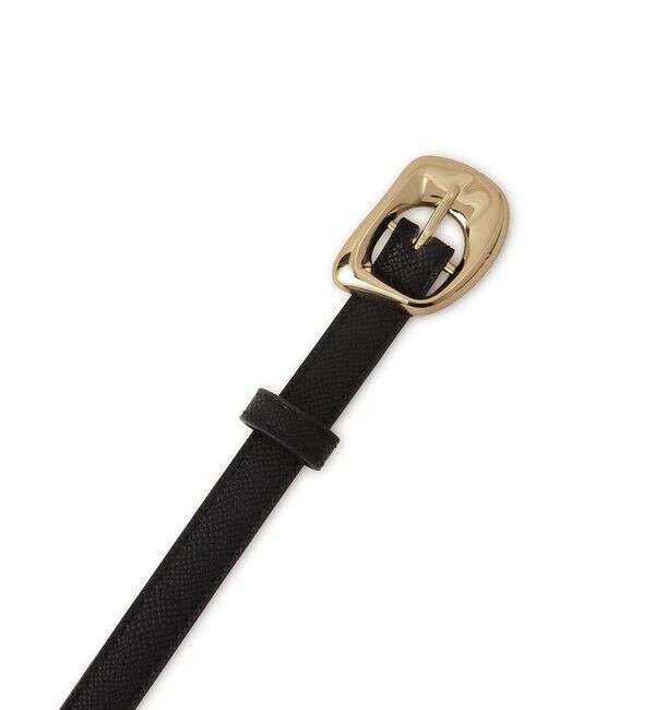 VIS「フラット18mm幅ニュアンス変形サークルバックルベルト/一部WEB限定カラー」|ベルト|