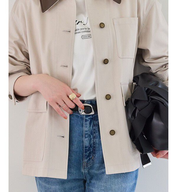 VIS「フラット18mm幅ニュアンス変形サークルバックルベルト/一部WEB限定カラー」|ベルト|