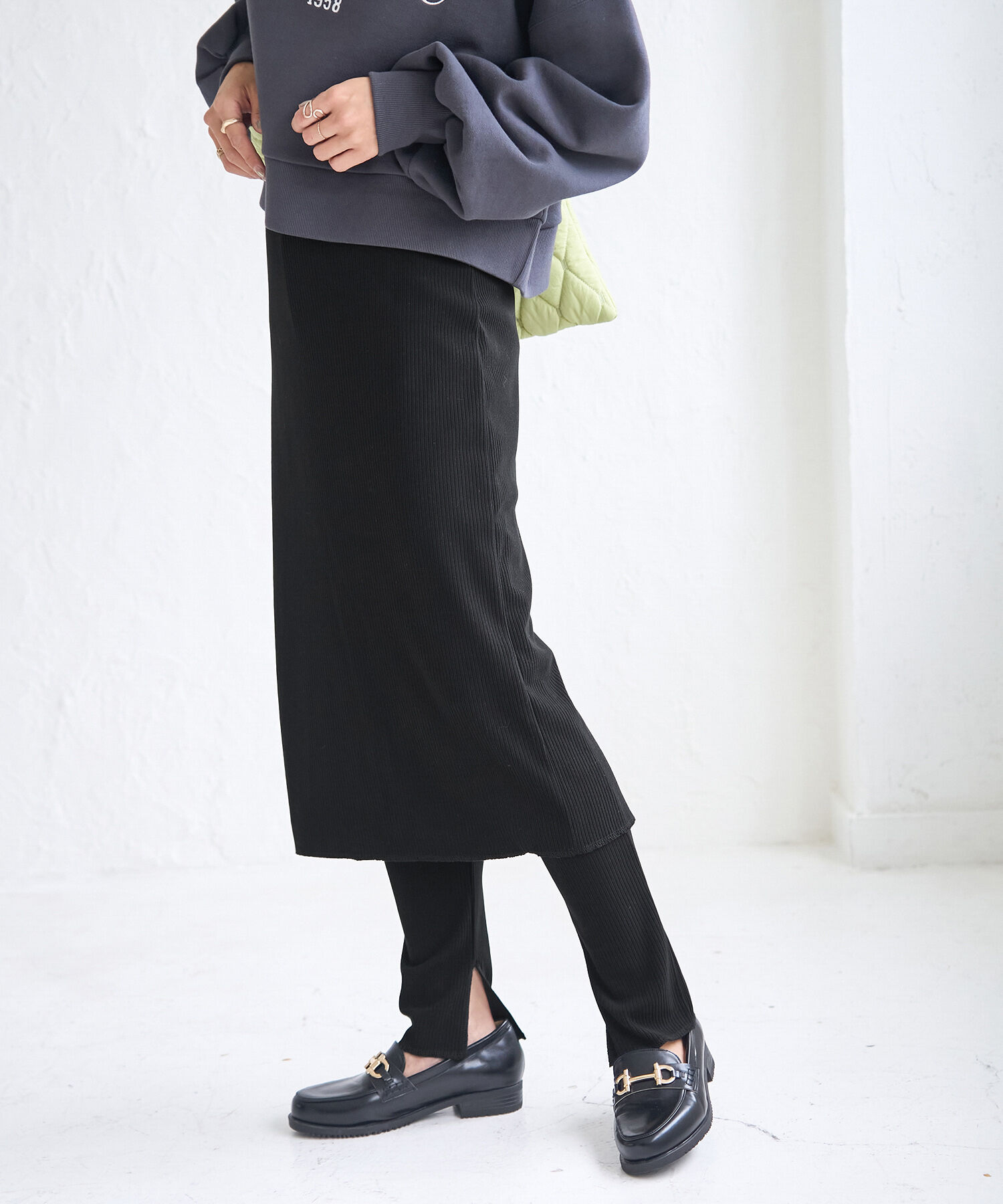 ROPE' PICNIC R「リブスカート付きカットパンツ」|その他|