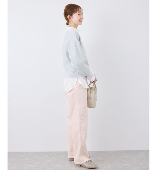 Rope&rsquo;Picnic「【新色追加】【ウエスト革命デニム】ウエストシェイプハイライズマムジーンズ」|デニム|