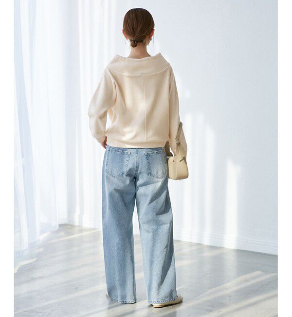 Rope&rsquo;Picnic「【emur/エミュール】ワイドストレートデニムパンツ」|デニム|