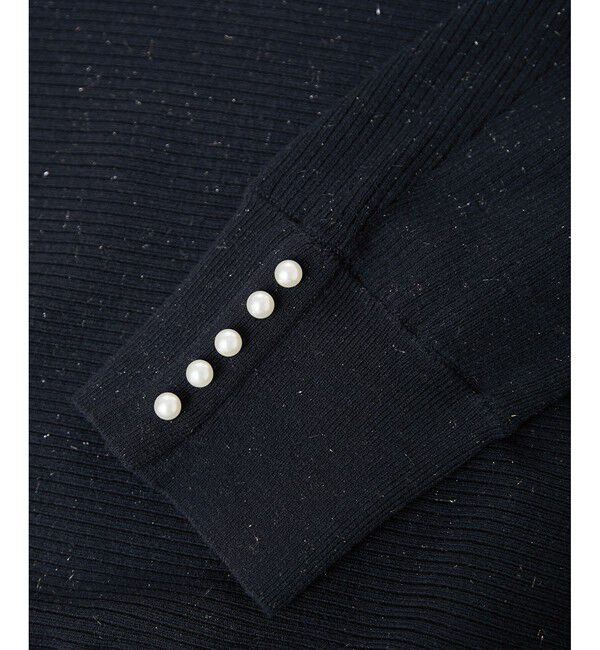 Rope&rsquo;Picnic「アンジェリーナ7分袖パールドルマンニット」|ニット・セーター|