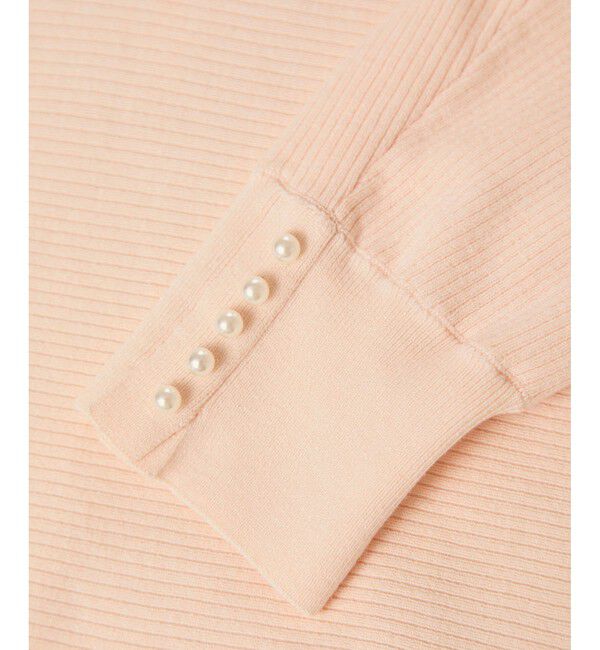 Rope&rsquo;Picnic「アンジェリーナ7分袖パールドルマンニット」|ニット・セーター|