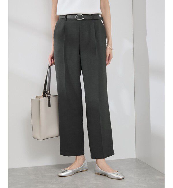 Rope&rsquo;Picnic「【吸水速乾・防シワ】エフォートレスリラックススティックパンツ/通勤・セットアップ対応」|チノ|