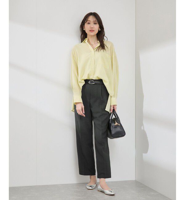 Rope&rsquo;Picnic「【吸水速乾・防シワ】エフォートレスリラックススティックパンツ/通勤・セットアップ対応」|チノ|