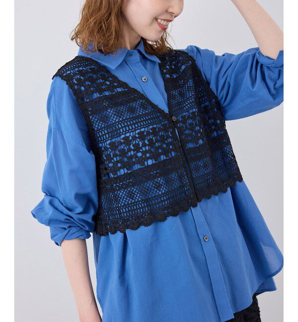 Rope&rsquo;Picnic「フロントボタンレースジレベスト/リンクコーデ」|ベスト・ジレ|