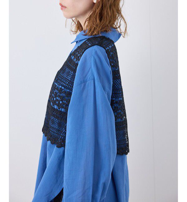 Rope&rsquo;Picnic「フロントボタンレースジレベスト/リンクコーデ」|ベスト・ジレ|