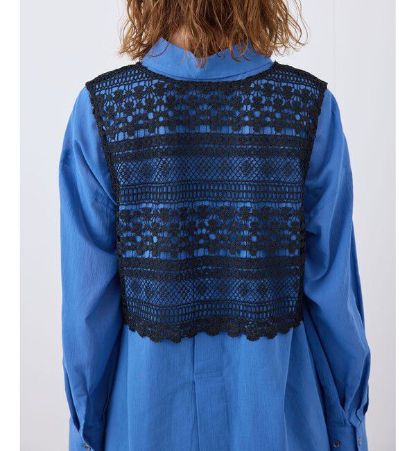 Rope&rsquo;Picnic「フロントボタンレースジレベスト/リンクコーデ」|ベスト・ジレ|