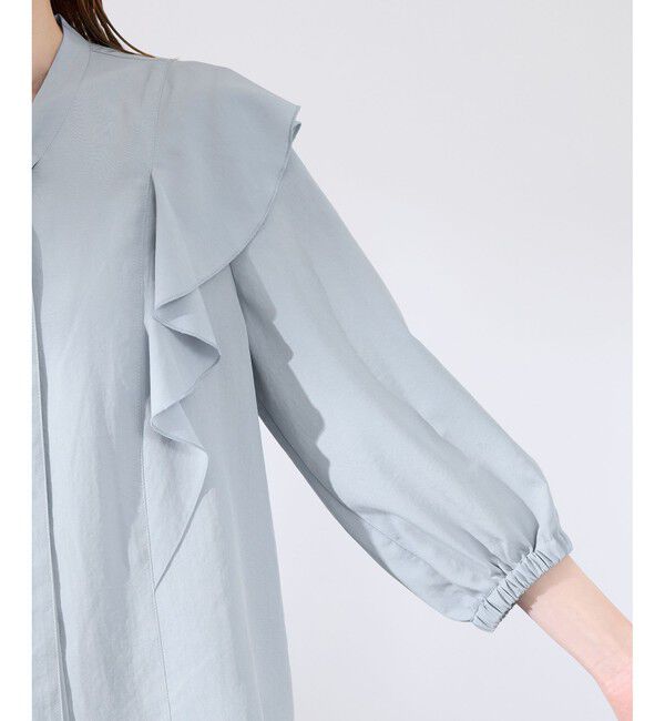 Rope&rsquo;Picnic「ラッフルリボンデザインシャツ」|シャツ・ブラウス|