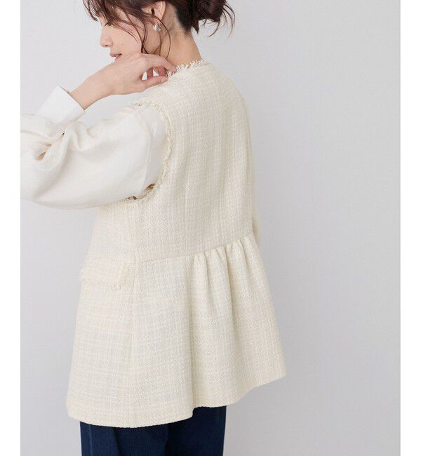 Rope&rsquo;Picnic「ツイードジレ ベスト」|ベスト・ジレ|