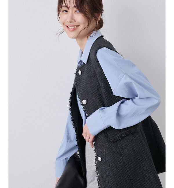 Rope&rsquo;Picnic「ツイードジレ ベスト」|ベスト・ジレ|