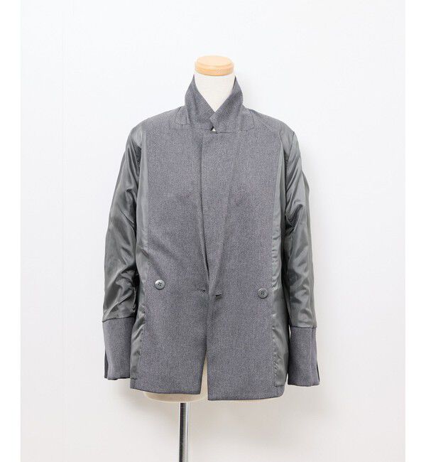 Rope&rsquo;Picnic「【低身長・小柄さんサイズ】レディハンサムシリーズ ウールライク金ボタンジャケット(半裏地)」|テーラードジャケット|