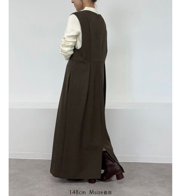 Rope&rsquo;Picnic「キーネックジャンパースカート」|ワンピース|