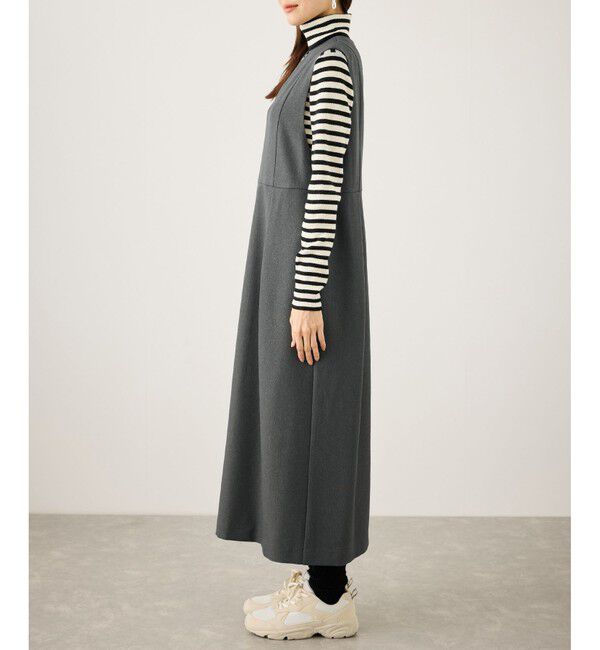 Rope&rsquo;Picnic「キーネックジャンパースカート」|ワンピース|