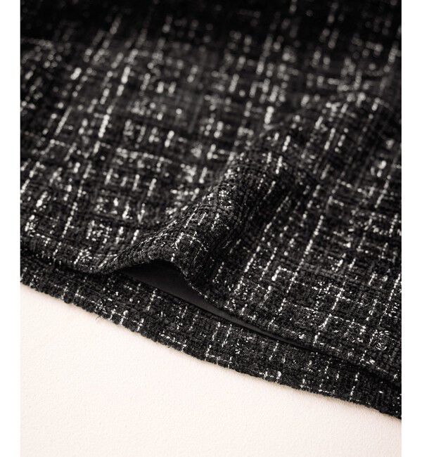 Rope&rsquo;Picnic「キーネックツイードジャンパースカート ワンピース/着丈が選べる」|ワンピース|