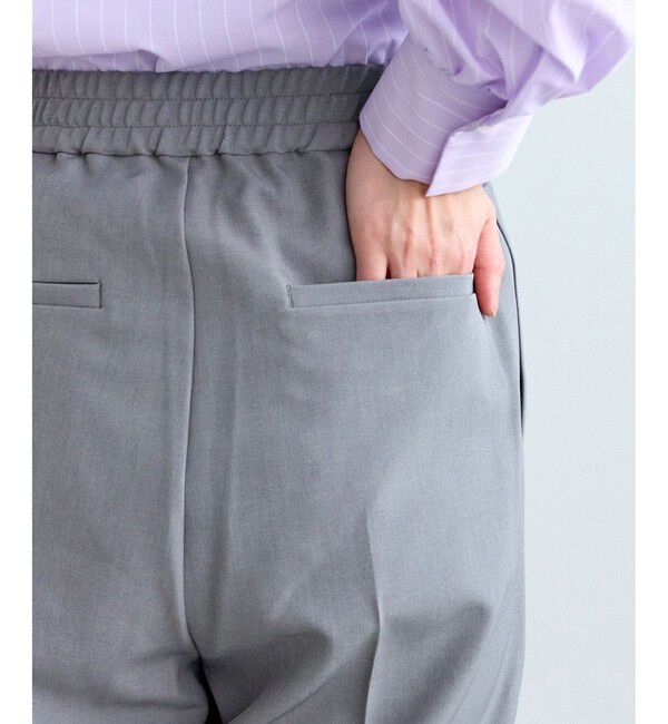 Rope&rsquo;Picnic「【低身長・小柄さんサイズ】クリアツイルワイドパンツ/入卒式・セレモニー・セットアップ対応」|チノ|