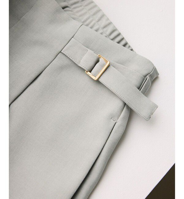 Rope&rsquo;Picnic「【低身長・小柄さんサイズ】クリアツイルワイドパンツ/入卒式・セレモニー・セットアップ対応」|チノ|