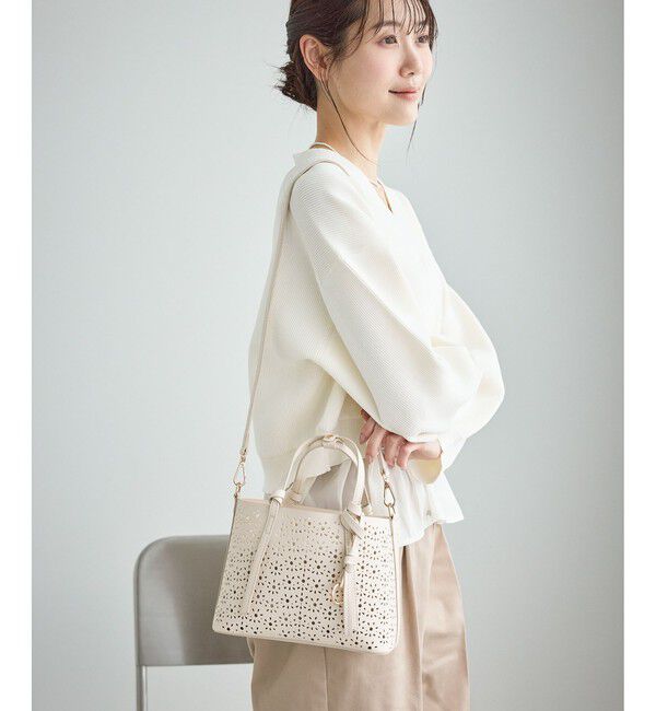 ROPE PICNIC PASSAGE「フルーレットパンチングレースミニショルダーバッグ/2WAY」|ショルダー・メッセンジャー|
