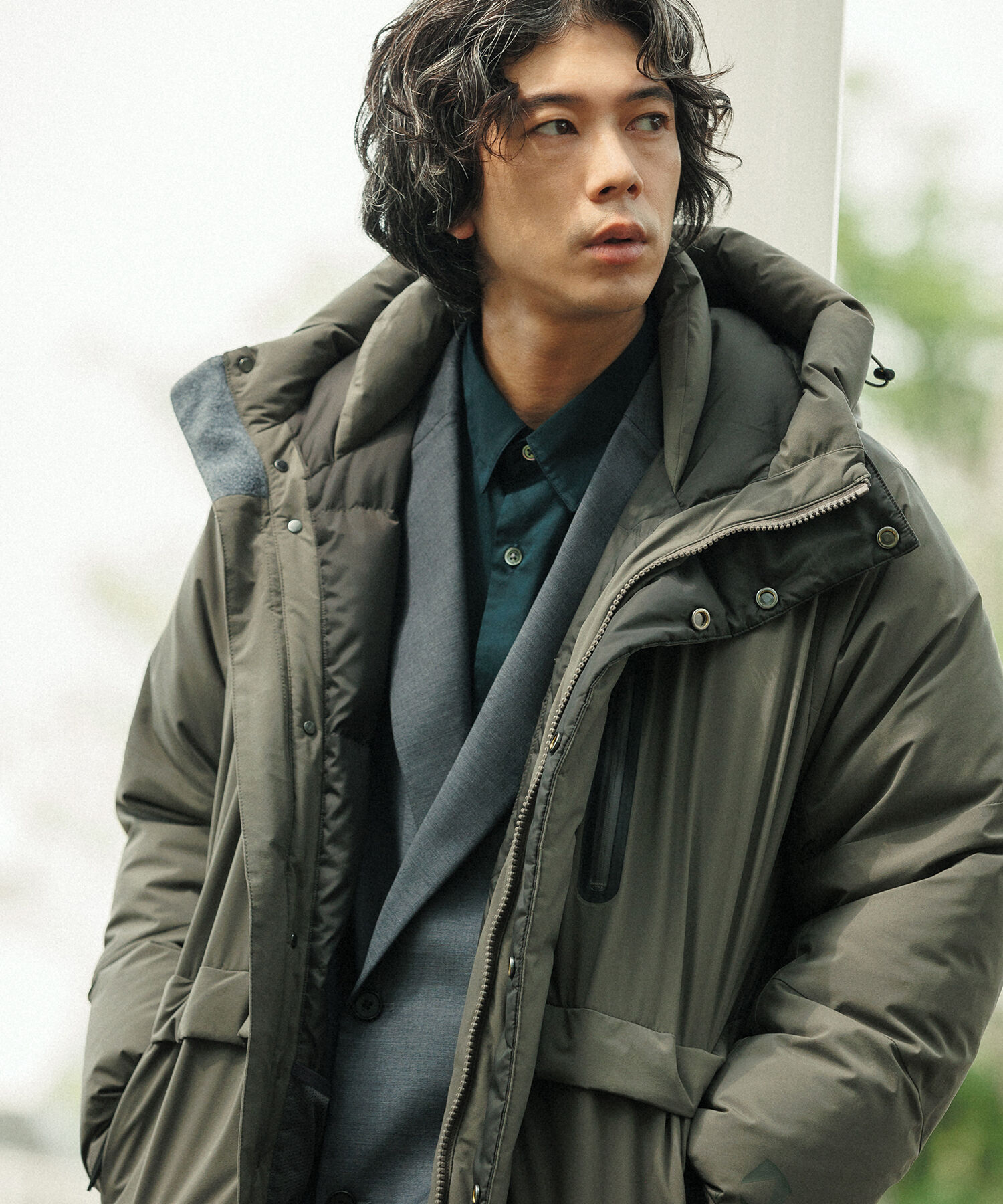 ADAM ET ROPE'「【ALLIED】700FP ショート フーディー ダウンジャケット / ユニセックス」|ダウン|