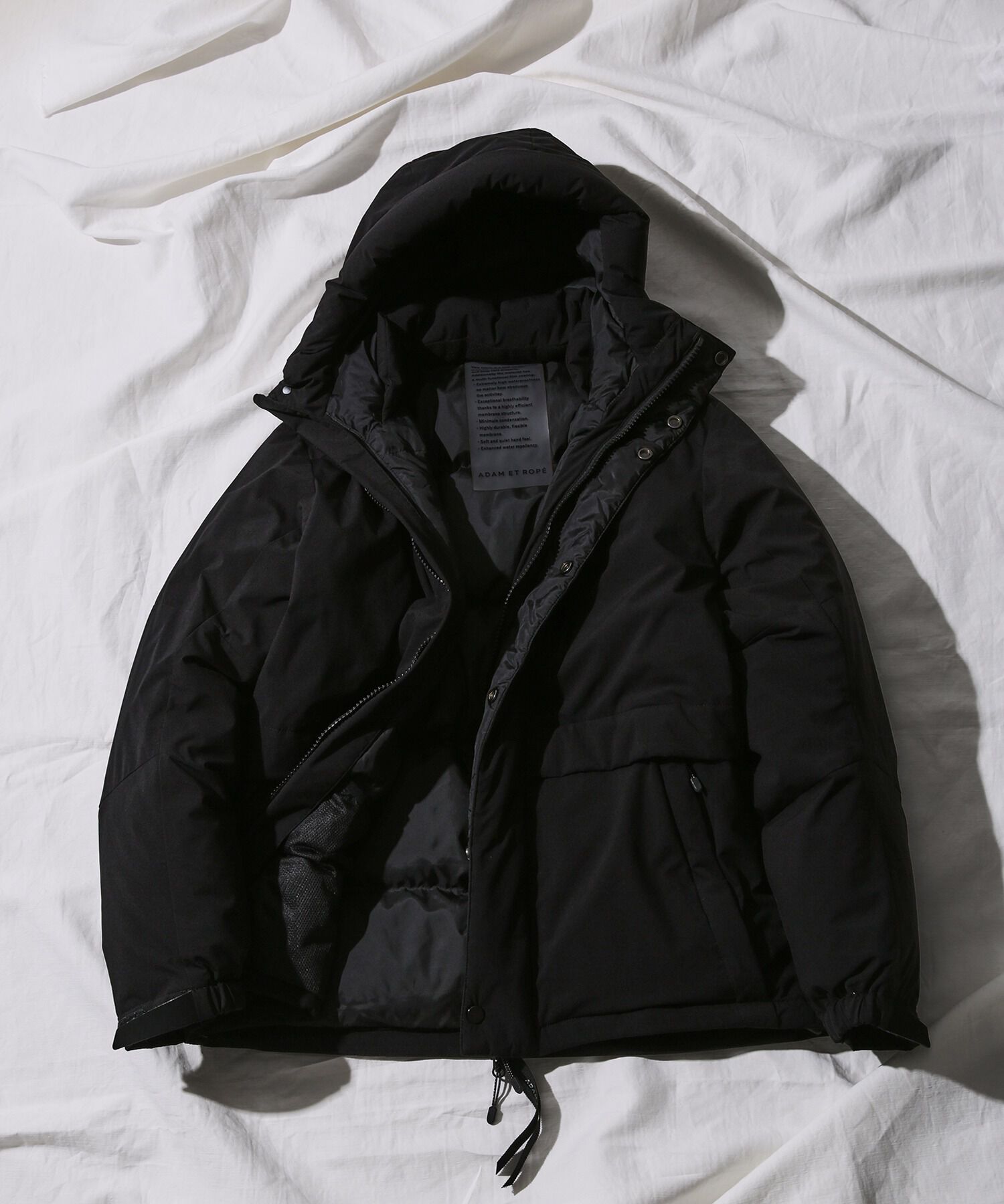 ADAM ET ROPE'「【ALLIED】700FP ショート フーディー ダウンジャケット / ユニセックス」|ダウン|