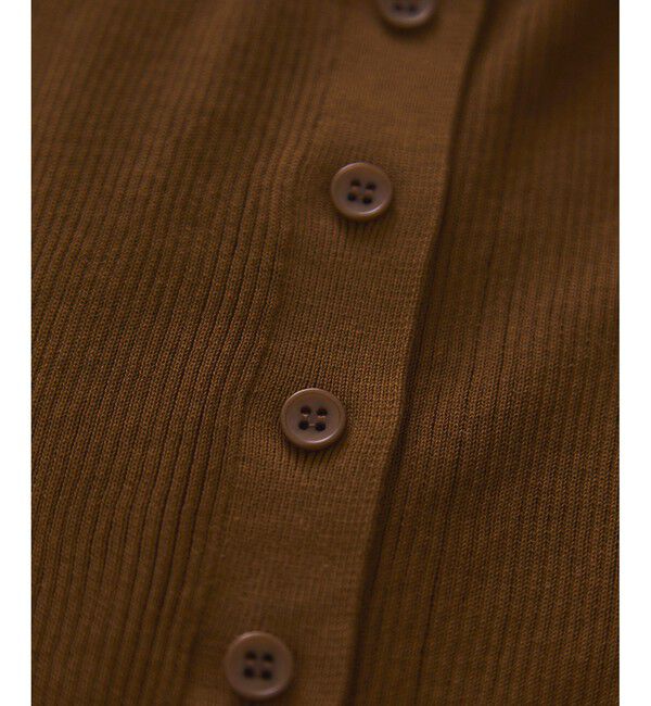 ADAM ET ROPE'「リブノースリーブニット」|ニット・セーター|