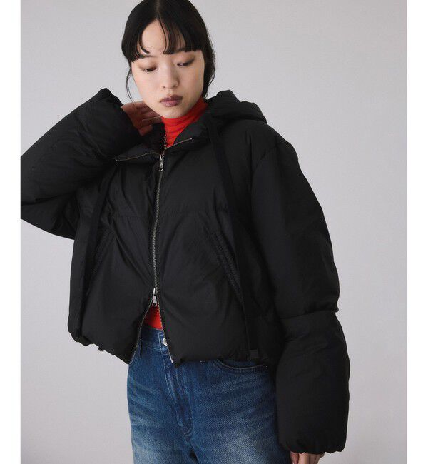 ADAM ET ROPE'「【サステナブル】2WAYフーディショートダウン/撥水」|ダウン|