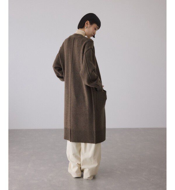 ADAM ET ROPE'「チェーンコンビカーディガンワンピース」|ワンピース|