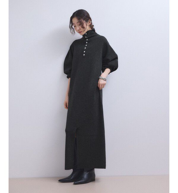 ADAM ET ROPE'「【WEB限定】2WAYニットポロワンピース」|ワンピース|