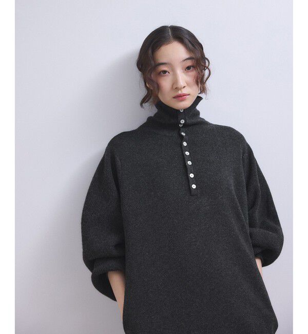 ADAM ET ROPE'「【WEB限定】2WAYニットポロワンピース」|ワンピース|