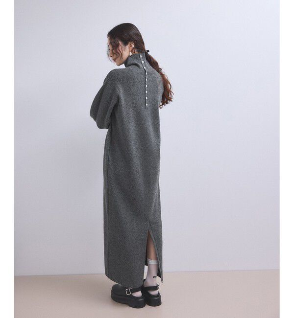 ADAM ET ROPE'「【WEB限定】2WAYニットポロワンピース」|ワンピース|