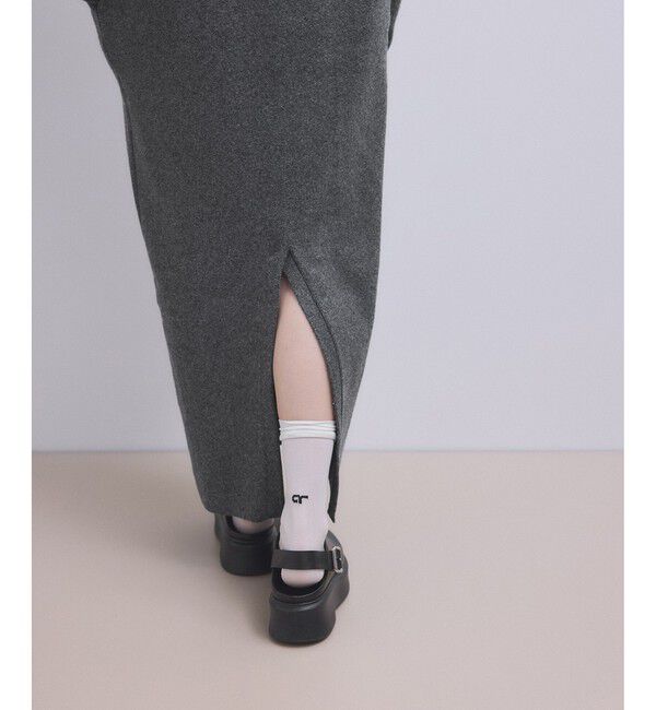 ADAM ET ROPE'「【WEB限定】2WAYニットポロワンピース」|ワンピース|