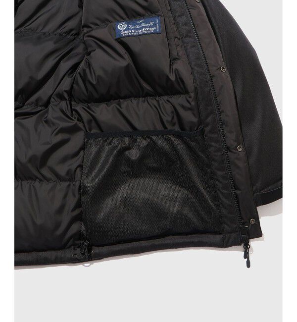 ADAM ET ROPE'「【ACT_01 AO】ラミネート メリノウール ショートダウンジャケット」|ダウン|