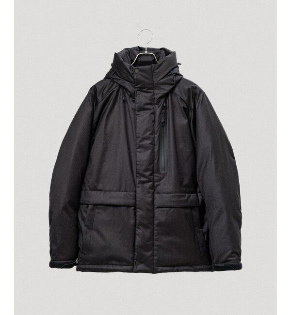 ADAM ET ROPE'「【ACT_01 AO】ラミネート メリノウール ショートダウンジャケット」|ダウン|