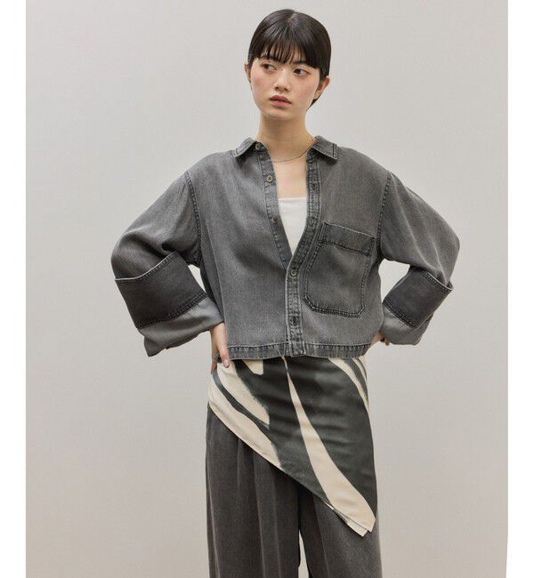 ADAM ET ROPE'「ライトデニムシャツ」|シャツ・ブラウス|