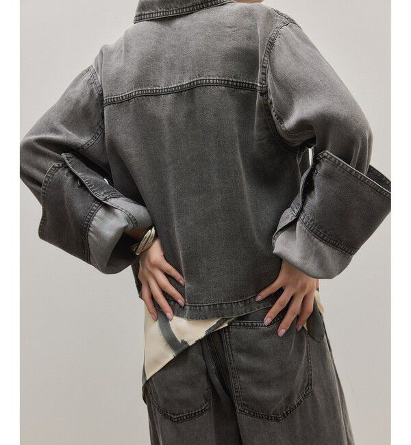 ADAM ET ROPE'「ライトデニムシャツ」|シャツ・ブラウス|